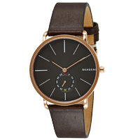 Skagen Hagen Analog Black Dial Men's Wat 
